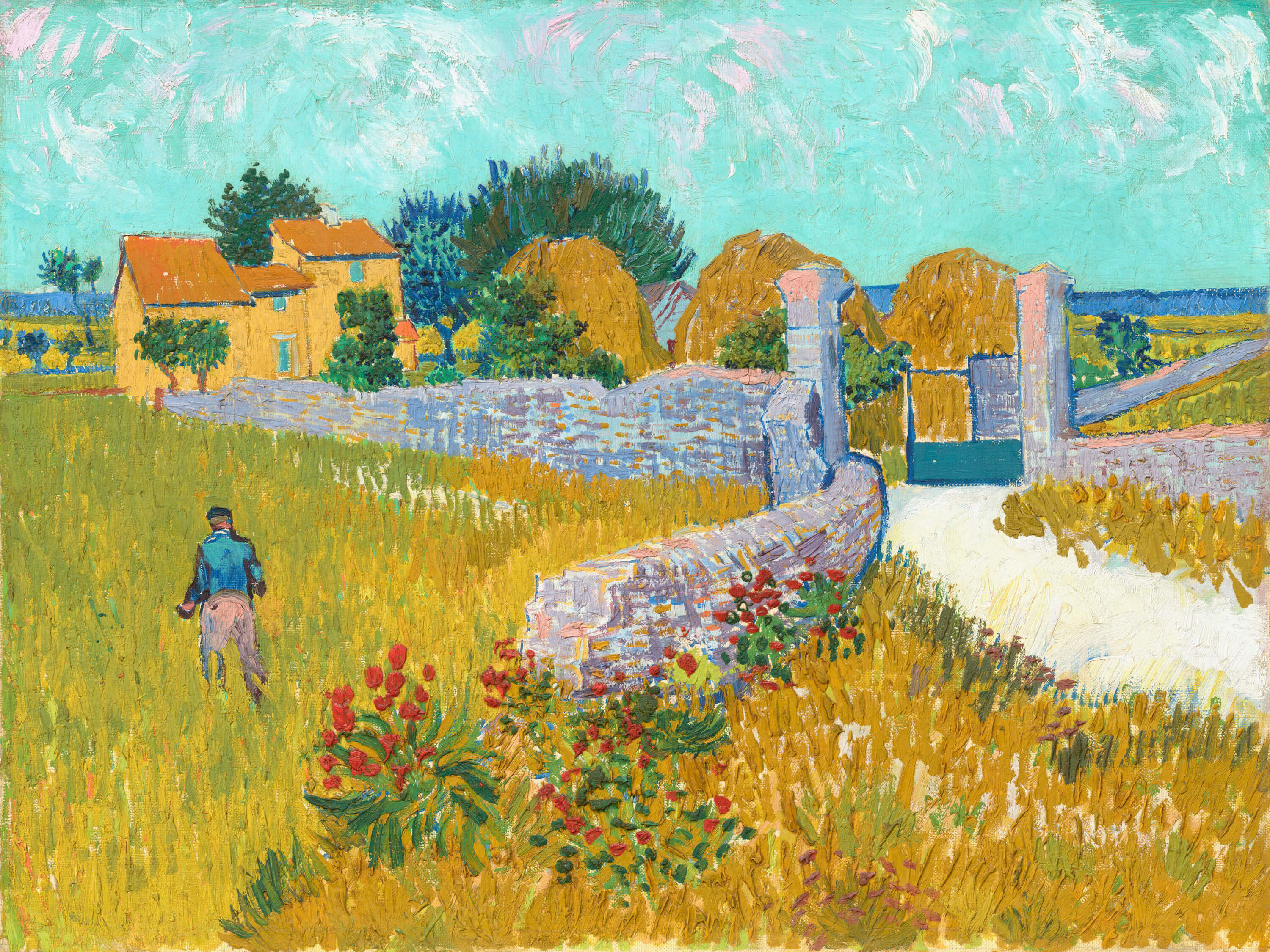 Farmhouse in Provence painting